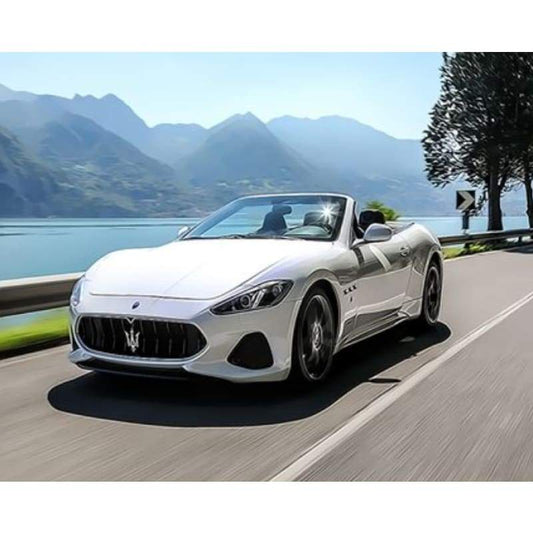 Car Diy Paint By Numbers Kits ZXQ3571 - NEEDLEWORK KITS