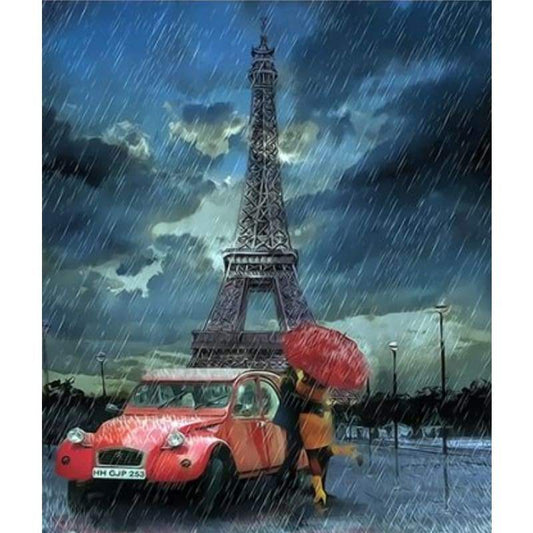 Car Diy Paint By Numbers Kits ZXQ3639 - NEEDLEWORK KITS