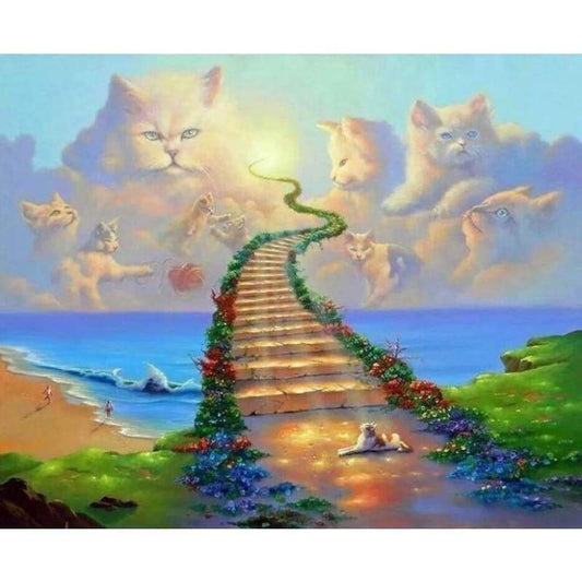 Cat Heaven- Full Drill Diamond Painting - Special Order - 