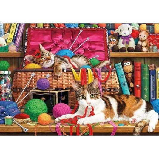 Cheeky Cats - Full Drill Diamond Painting - Special Order -