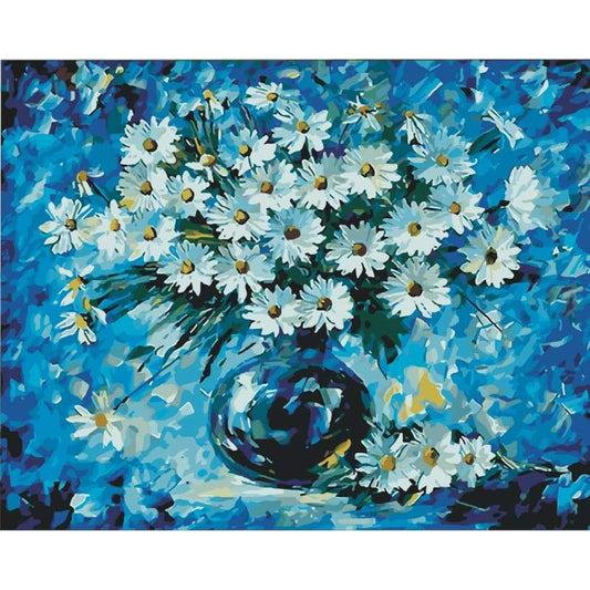 Chrysanthemum Diy Paint By Numbers Kits YM-4050-195 - NEEDLEWORK KITS