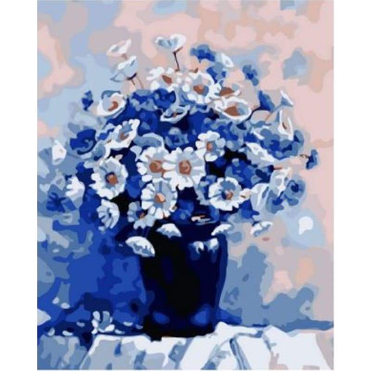 Chrysanthemum Diy Paint By Numbers Kits ZXQ2421 - NEEDLEWORK KITS