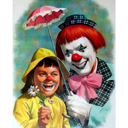 Clown Diy Paint By Numbers Kits VM90079 - NEEDLEWORK KITS