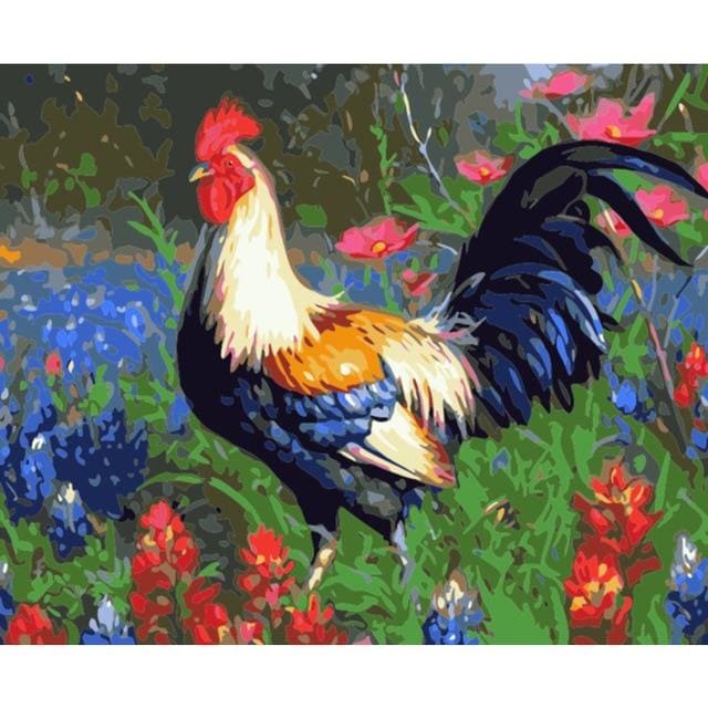 Cock Diy Paint By Numbers Kits PBN97592 - ZX2
