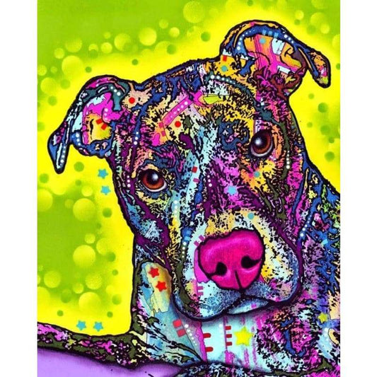 Color Animal Diy Paint By Numbers Kits PBN97964 - NEEDLEWORK KITS