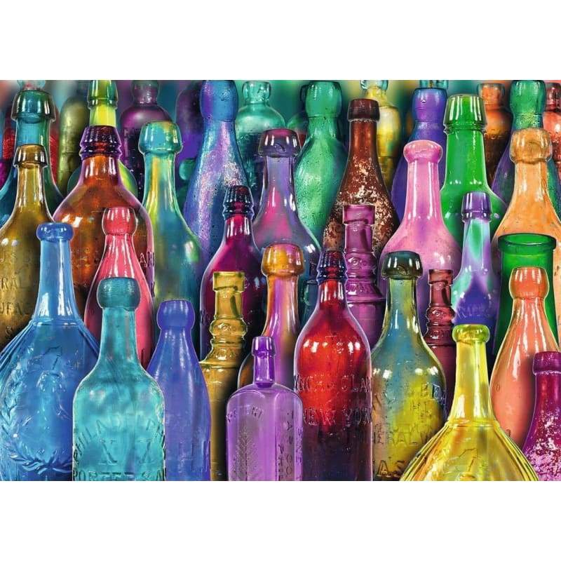 Color Bottle Diy Paint By Numbers Kits VM90147 - NEEDLEWORK KITS