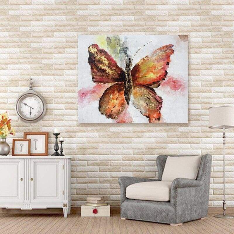 Colorful Butterfly Diy Paint By Numbers Kits PBN94043 - NEEDLEWORK KITS