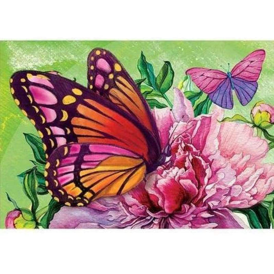 Colorful Butterfly Diy Paint By Numbers Kits PBN97918 - NEEDLEWORK KITS