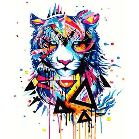 Colorful Tiger Diy Paint By Numbers Kits VM91207 - 2
