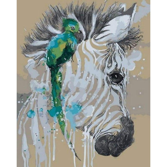 Colorful Zebar Diy Paint By Numbers Kits VM30070 - NEEDLEWORK KITS
