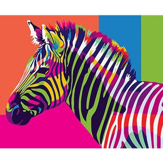 Colorful Zebar Diy Paint By Numbers Kits VM91197 - 222