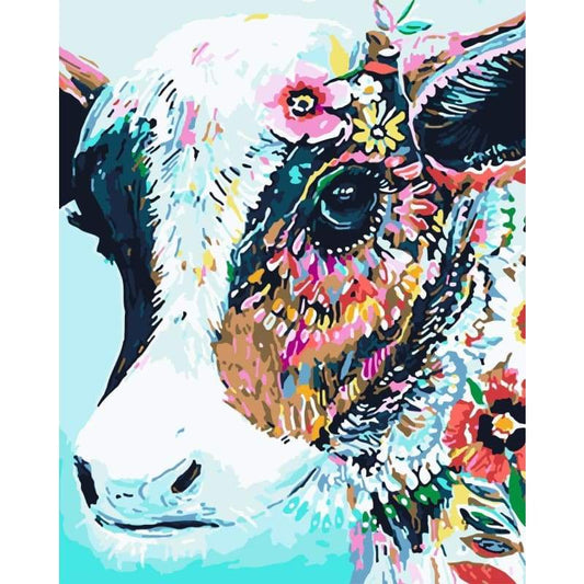 Cow Diy Paint By Numbers Kits WM-460 - NEEDLEWORK KITS