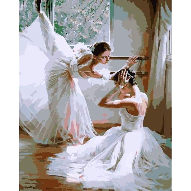 Dancer Diy Paint By Numbers Kits ZXE515 - NEEDLEWORK KITS
