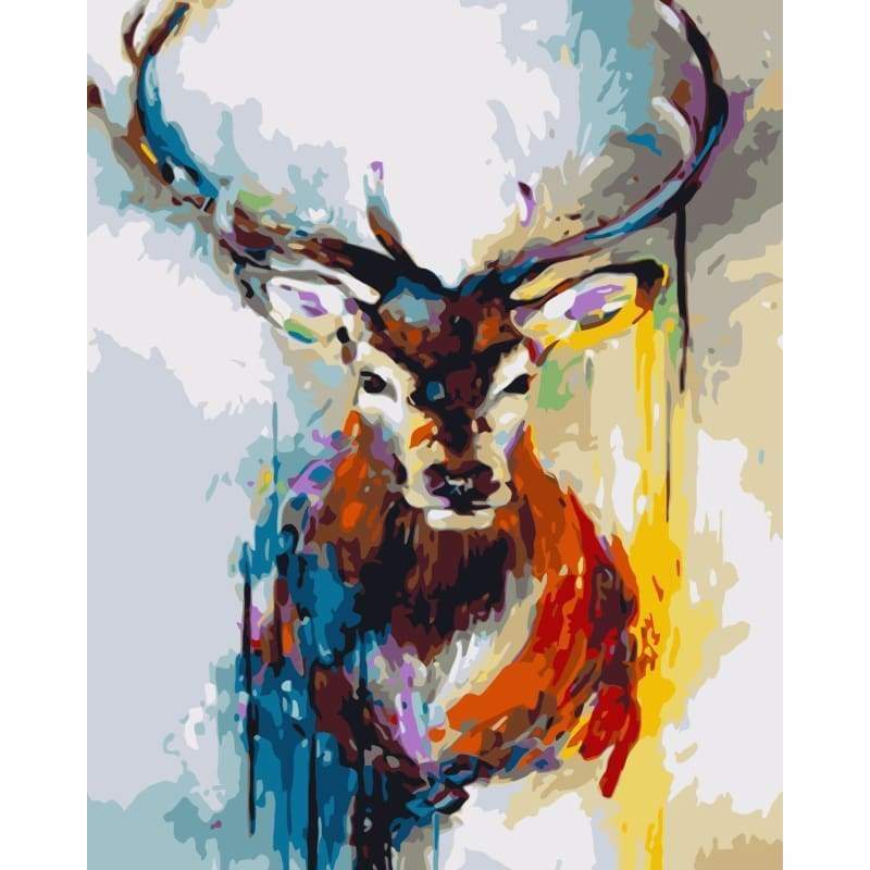 Deer Diy Paint By Numbers Kits WM-1526 - NEEDLEWORK KITS