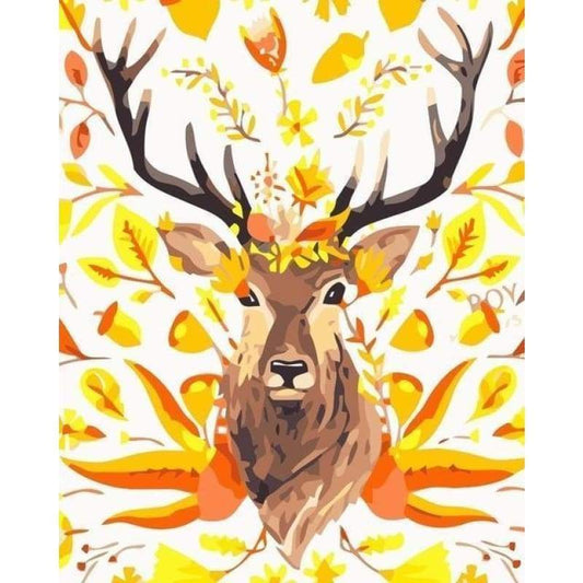 Deer Diy Paint By Numbers Kits YM-4050-237 - NEEDLEWORK KITS