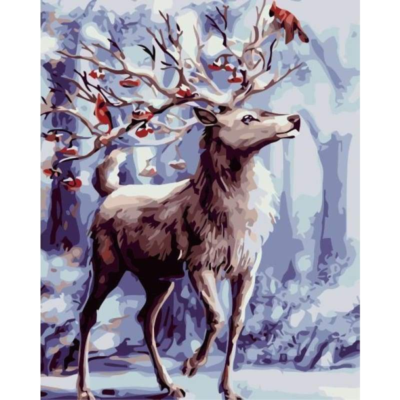 Deer Diy Paint By Numbers Kits YM-4050-258 - NEEDLEWORK KITS