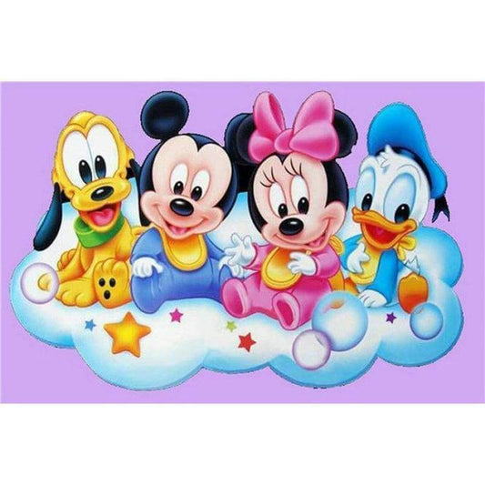 Disney Babies - Full Drill Diamond Painting - 30 x 45cm /