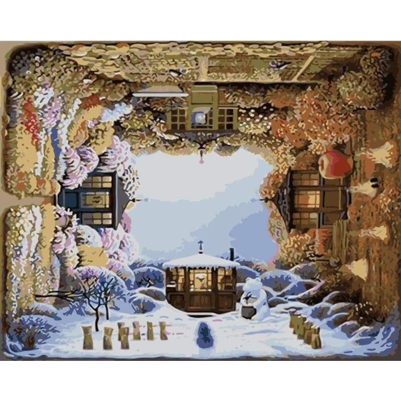 Diy Paint By Numbers Kits WM-938 - NEEDLEWORK KITS