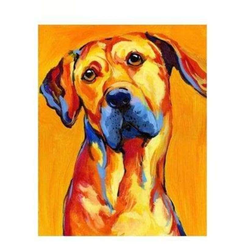 Dog Diy Paint By Numbers Kits PBN57812 - NEEDLEWORK KITS