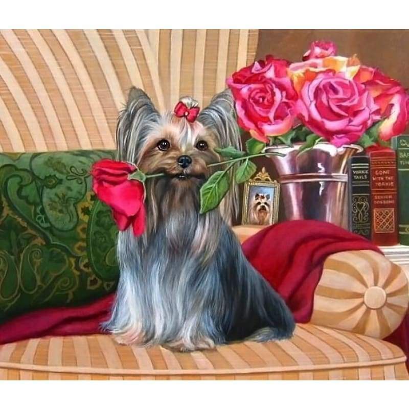 Dog Diy Paint By Numbers Kits PBN94147 - NEEDLEWORK KITS