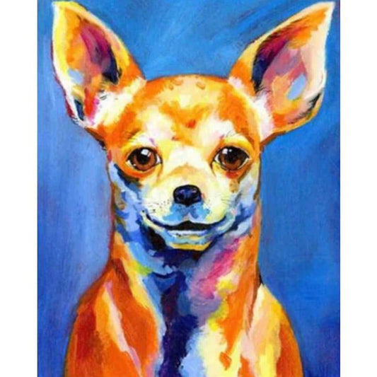 Dog Diy Paint By Numbers Kits VM57810 - NEEDLEWORK KITS