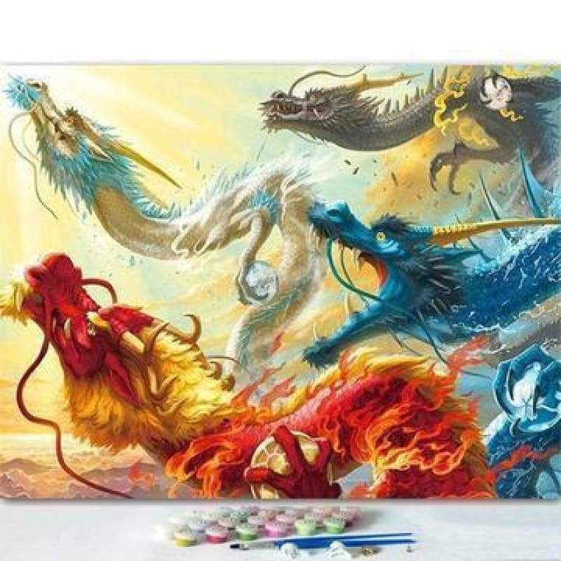 Dragon Diy Paint By Numbers Kits VM94390 - NEEDLEWORK KITS