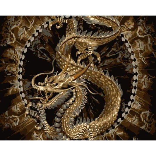 Dragon Diy Paint By Numbers Kits WM-1435 - NEEDLEWORK KITS