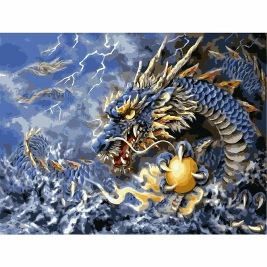 Dragon Diy Paint By Numbers Kits WM-1457 - NEEDLEWORK KITS