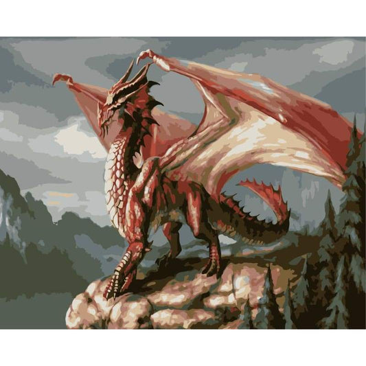 Dragon Diy Paint By Numbers Kits WM-1793 - NEEDLEWORK KITS