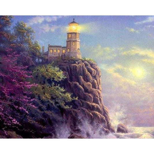 Dream Lighthouse Landscape Full Drill - 5D Diy Diamond