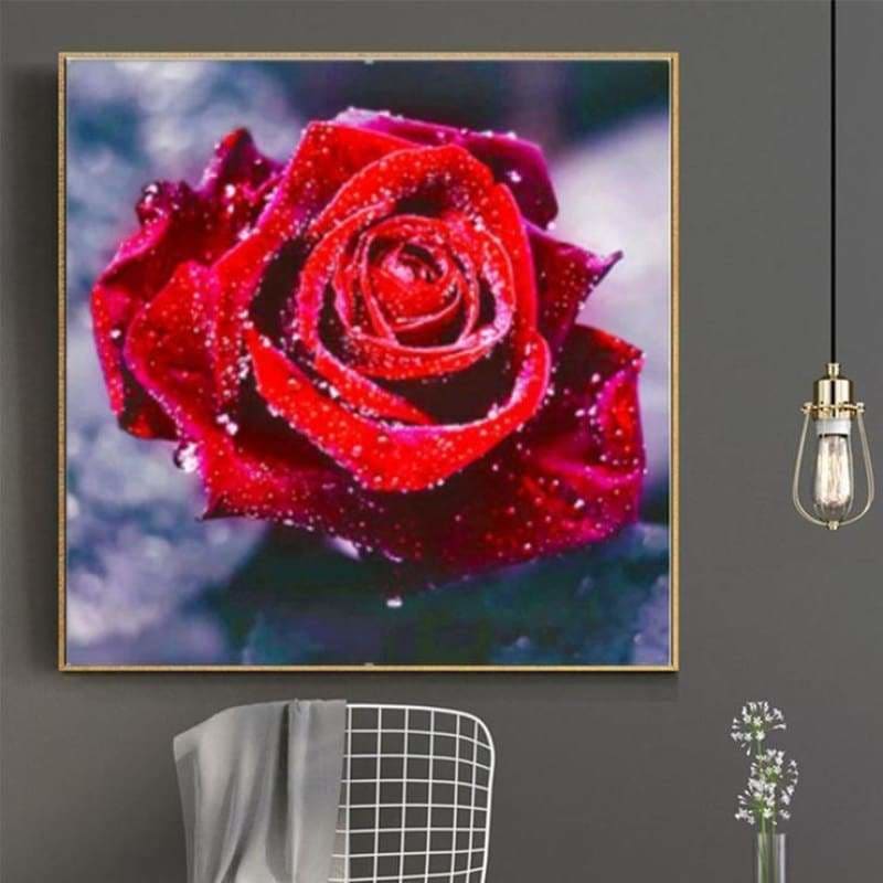 Dream Red Rose Full Drill - 5D Diy Diamond Painting Flowers 