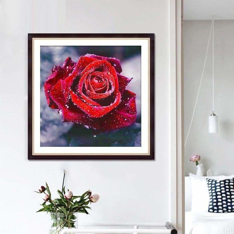 Dream Red Rose Full Drill - 5D Diy Diamond Painting Flowers 