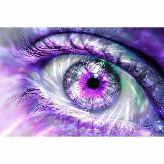 Dream Rhinestone Decor Eyes Picture Full Drill - 5D Diy