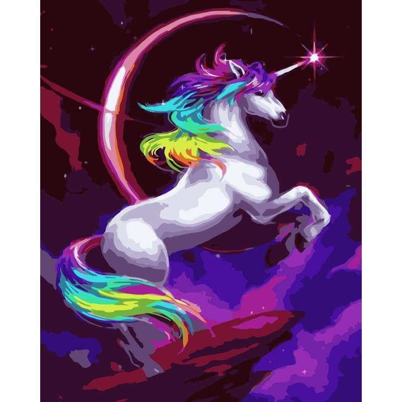 Dream Unicorn Diy Paint By Numbers Kits WM-130 - NEEDLEWORK KITS
