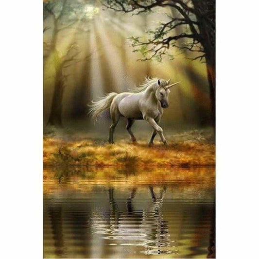 Dream Unicorn Pattern Wall Decorate Full Drill - 5D Diy