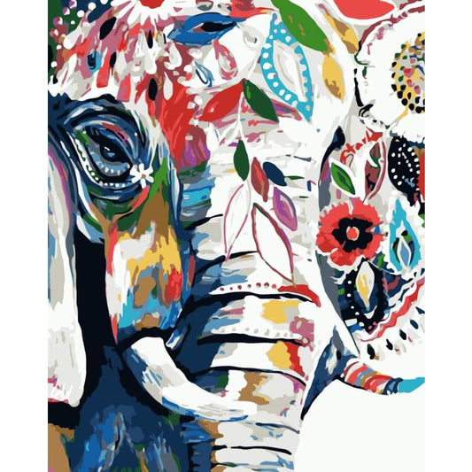 Elephant Diy Paint By Numbers Kits WM-1506 - NEEDLEWORK KITS