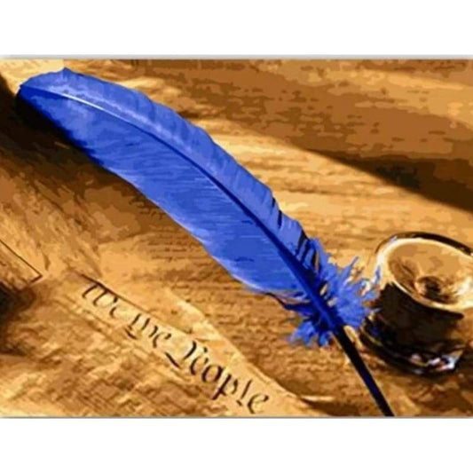 Feather Diy Paint By Numbers Kits PBN30149 - NEEDLEWORK KITS