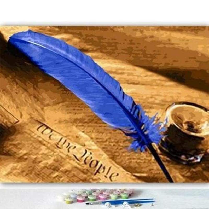 Feather Diy Paint By Numbers Kits PBN30149 - NEEDLEWORK KITS