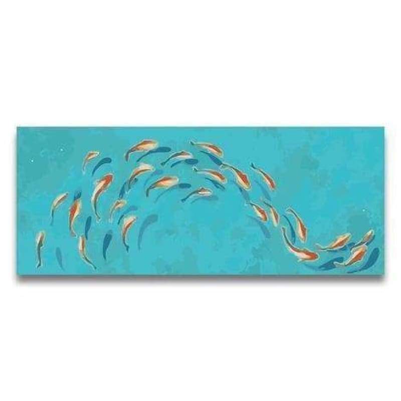 Fish Diy Paint By Numbers Kits PBN95889 - NEEDLEWORK KITS
