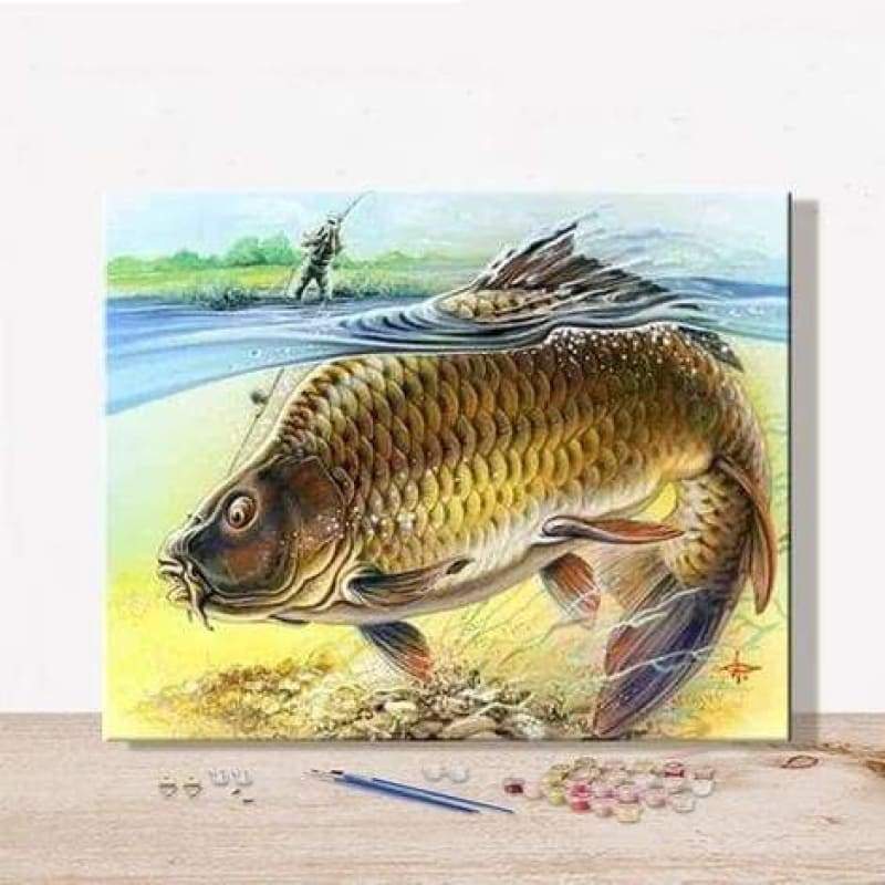 Fish Diy Paint By Numbers Kits VM30175 - NEEDLEWORK KITS