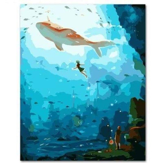 Fish Diy Paint By Numbers Kits YM-4050-293 - NEEDLEWORK KITS