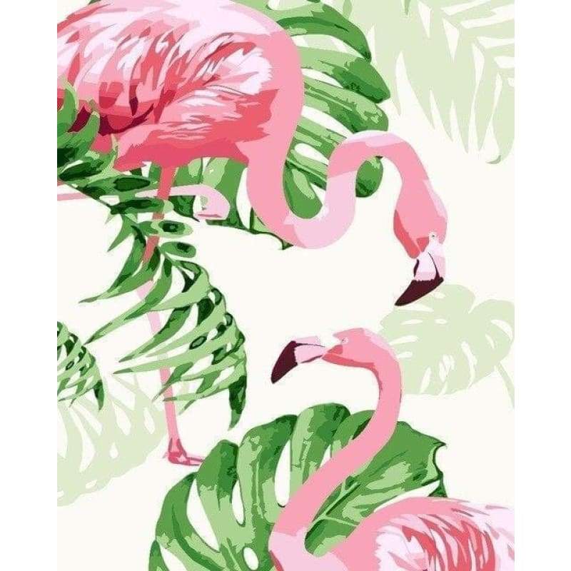 Flamingo Diy Paint By Numbers Kits PBN97932 - NEEDLEWORK KITS
