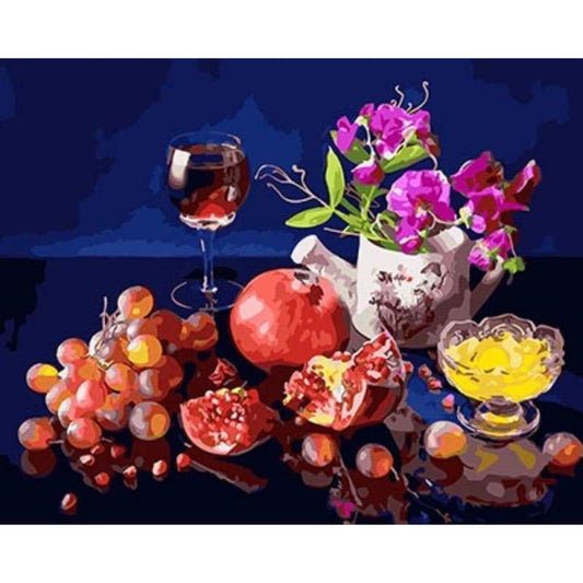 Flower Diy Paint By Numbers Kits PBN91152 - NEEDLEWORK KITS