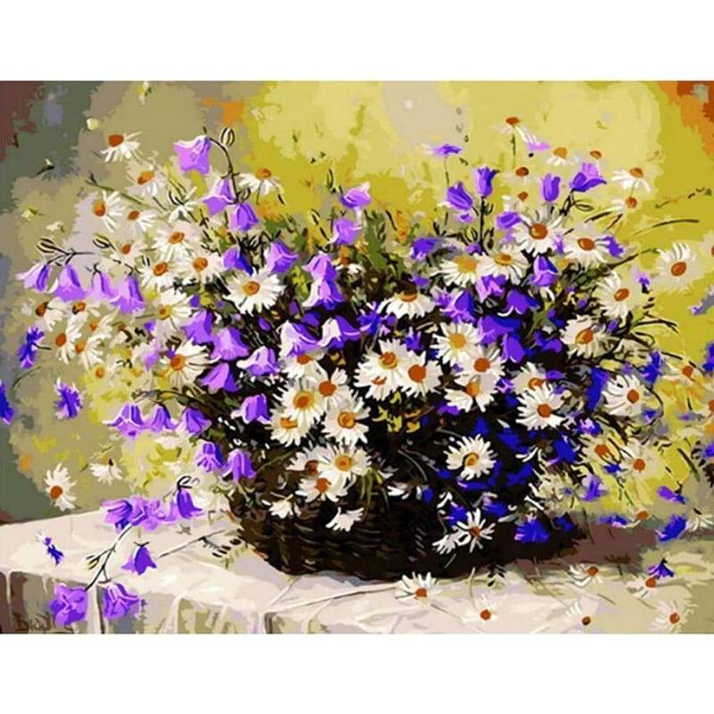 Flower Diy Paint By Numbers Kits PBN92822 - NEEDLEWORK KITS