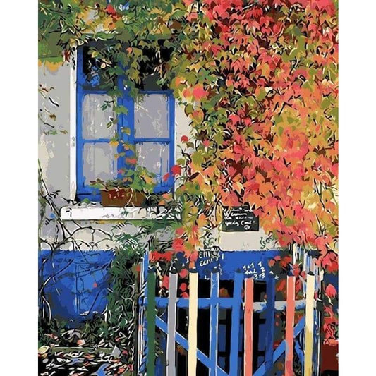 Flower Diy Paint By Numbers Kits PBN95683 - NEEDLEWORK KITS