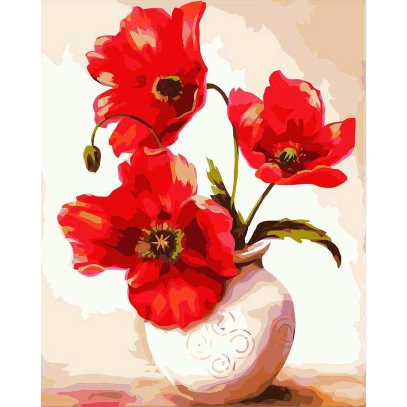 Flower Diy Paint By Numbers Kits YM-4050-153 ZXZ-042 - NEEDLEWORK KITS