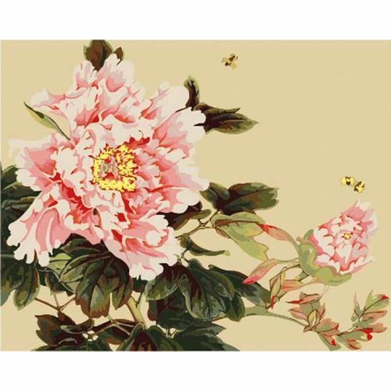 Flower Diy Paint By Numbers Kits ZXE270 - NEEDLEWORK KITS