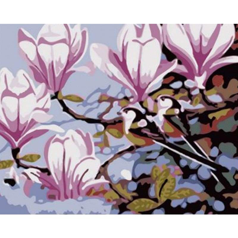 Flower Diy Paint By Numbers Kits ZXQ2292 - NEEDLEWORK KITS