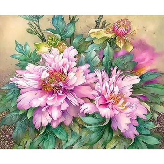 Flower Diy Paint By Numbers Kits ZXQ3376 - NEEDLEWORK KITS