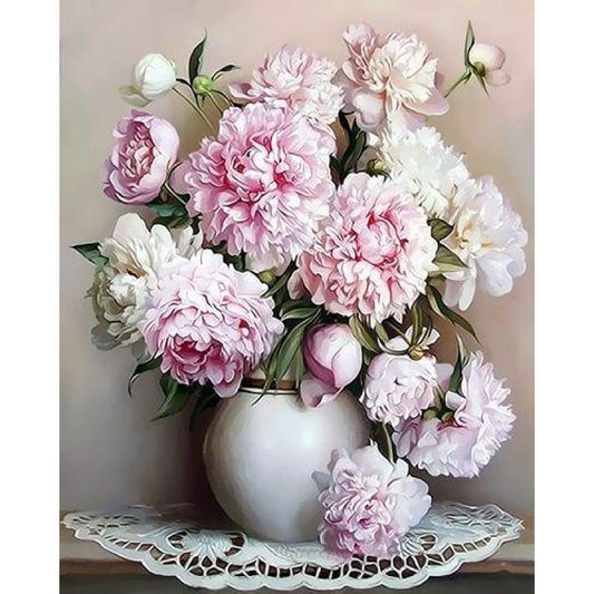Flower Diy Paint By Numbers Kits ZXZ157 - NEEDLEWORK KITS